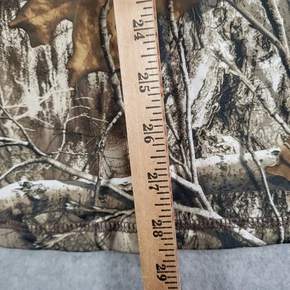 Realtree Long Sleeve Performance Hunting Tee Shirt Mens Small Black, Camo UPF 30 - Picture 9 of 16